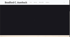 Desktop Screenshot of bradauerbach.com