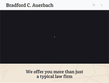 Tablet Screenshot of bradauerbach.com